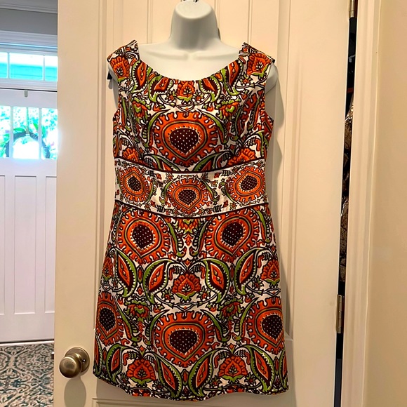 Milly Multicolor silk dress size 10 - Picture 1 of 4